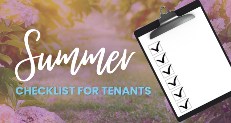 Summer Checklist for Tenants